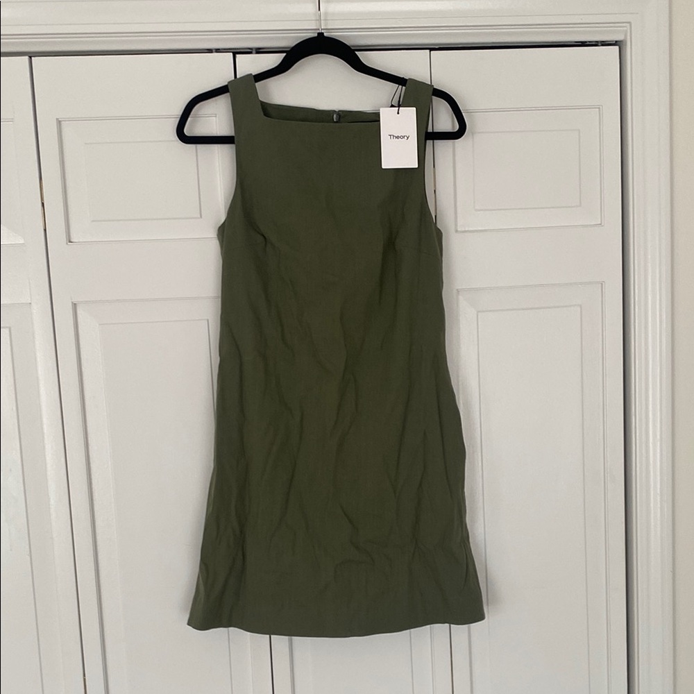 Theory Olive Midi Dress
